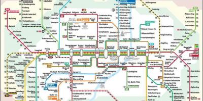 Mapa Metro munchen