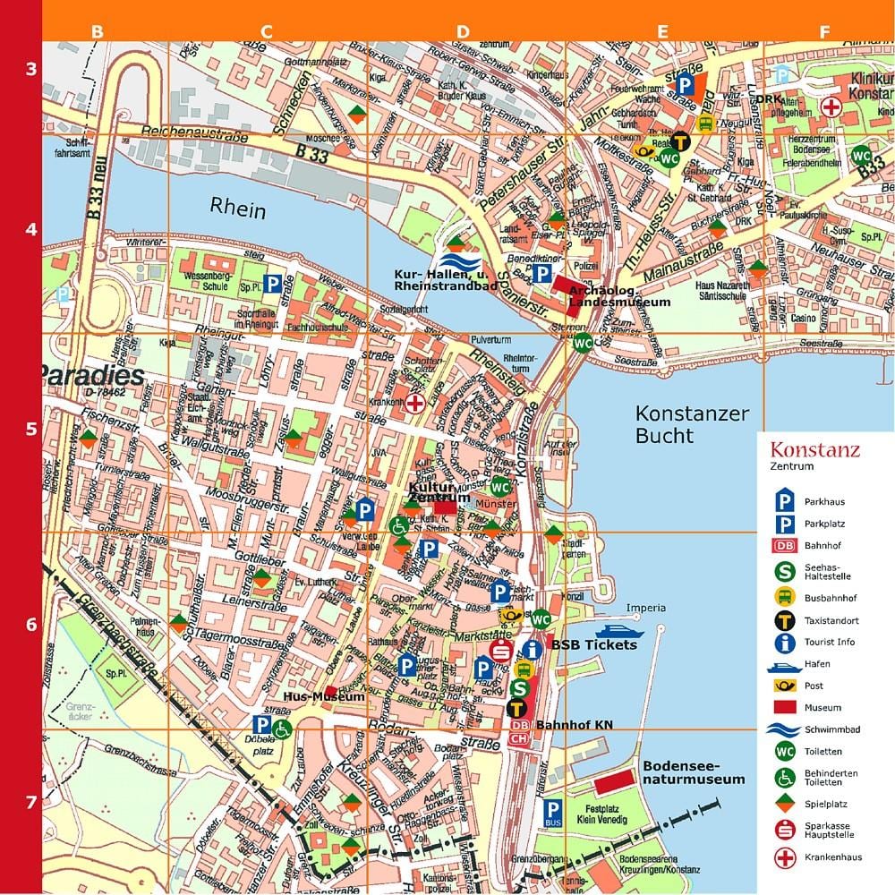 turistická mapa mnichov německo