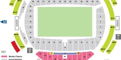 Mapa allianz arena sedadla 