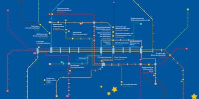 Mapa mnichov, vánoční trhy