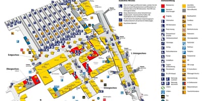 Munich central station mapě