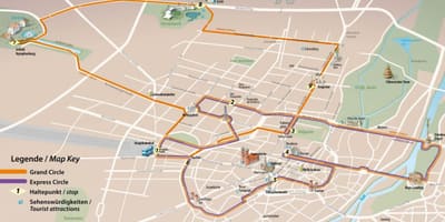 Centrální autobusové nádraží v mnichově mapě
