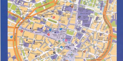 Mapa mnichov centrum