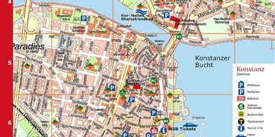 Turistická mapa mnichov německo