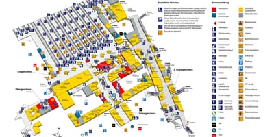 Mnichov hbf platforma mapě