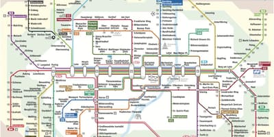 Mnichov mvg mapě